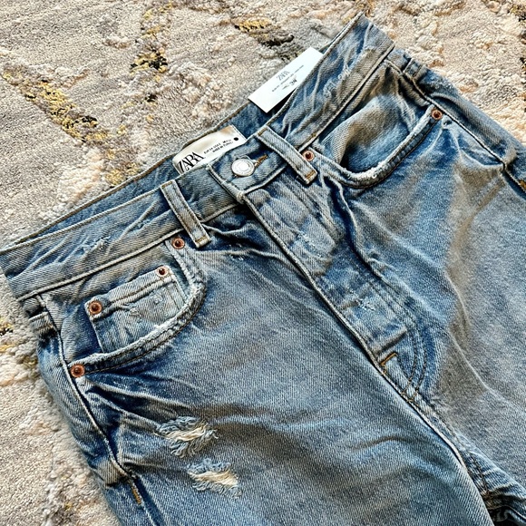 Zara Bliss Straight Jeans in Azure Blue - Picture 7 of 7